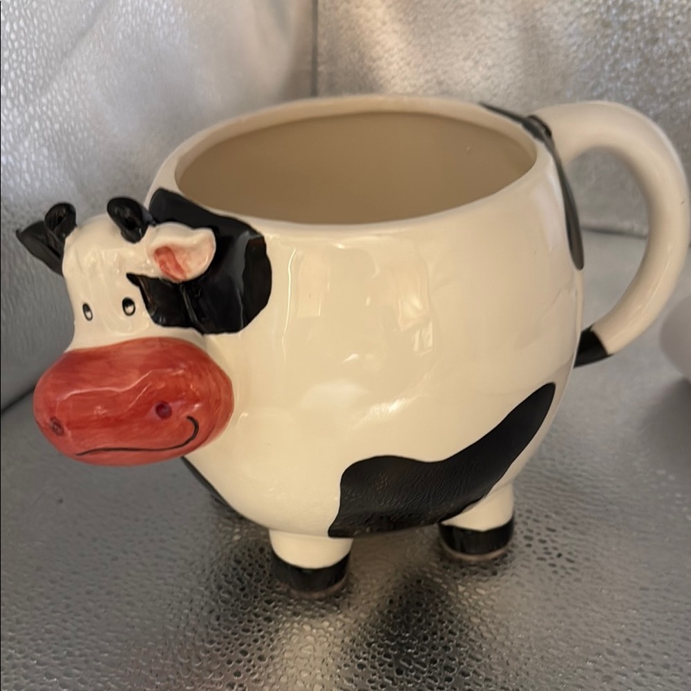 Cow Shaped Ceramic Mug